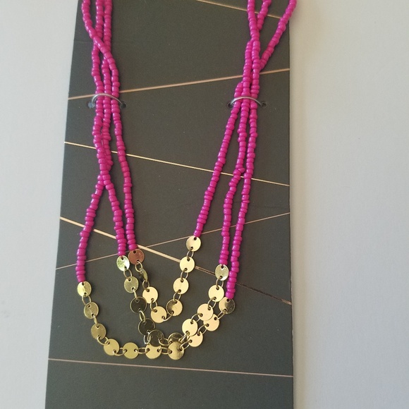 Sugarfix by Baublebar Hot Pink Beaded Necklace - Picture 2 of 3